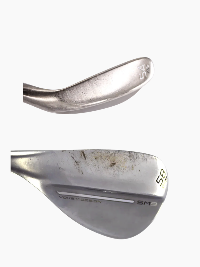 Titleist Vokey SM9 - 54º/ 58º wedge before refinishing